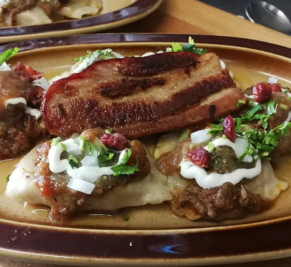 A dish served at Casa GourMex
